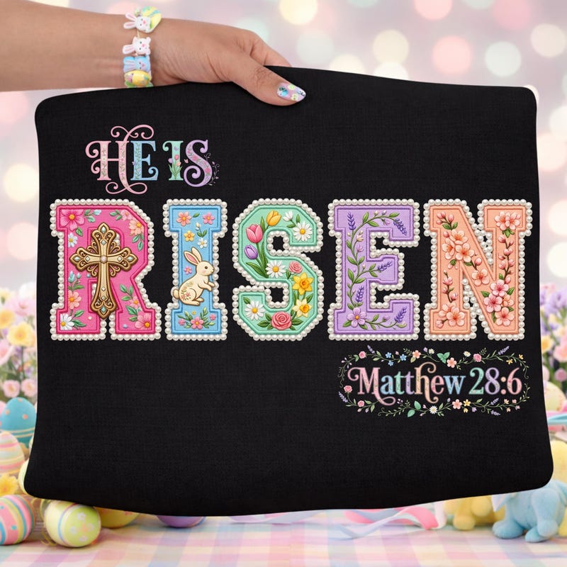 Risen Matthew 28 6 Png - Etsy