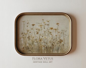 Summer Wildflowers Print: Botanical Painting, Heritage Floral Wall Art (Digital Download)