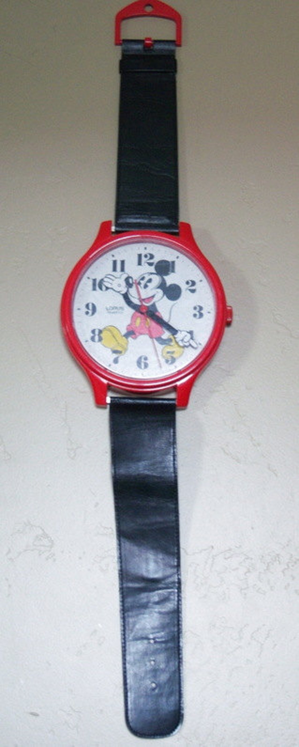Mickey Mouse Wrist Watch Wall Clock Etsy