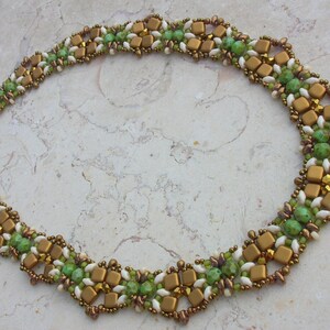 Tutorial - Byzantium - Super Duo necklace- beading tutorial