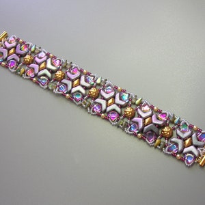 Tutorial - Twilight - Chevron Duo, Cab, GemDuo, Ginko, DropDuo bracelet