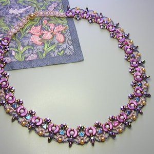 Anleitung - Dantella Halskette - Arcos und Minos, Kheops, Super Duo und Perlen Perlenanleitung