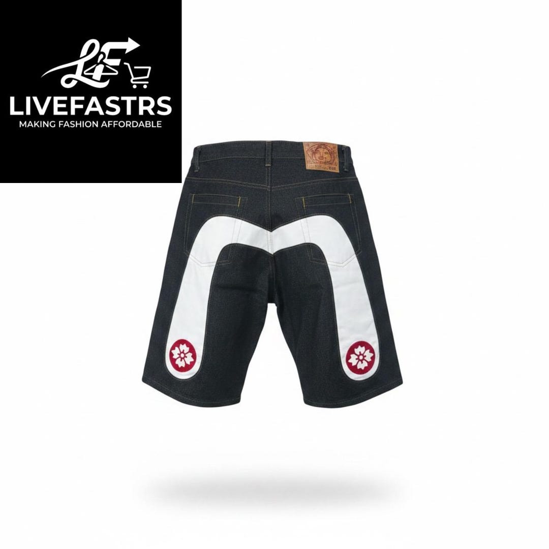 EVISU ショートパンツ サイズ40(日本サイズ4L相当) Vintage Evisu Denim Shorts - Etsy