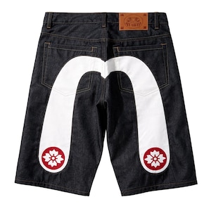 Evisu Jeans Shorts - Etsy