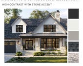 Modern Farmhouse Exterior Design Concept Board (PDF Download)