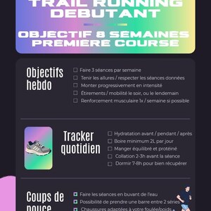 Programa de entrenamiento de trail running - 8 semanas - principiantes