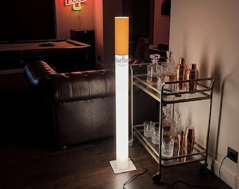 cigarette table lamp Marlboro Red Cigarette Table Lamp, Battery Powered