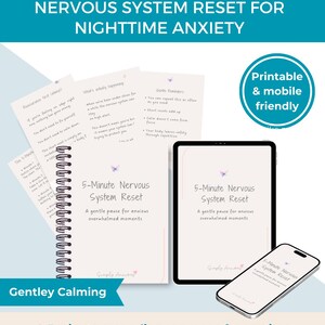 Anxiety Relief | 5-Minute Nervous System Reset Guide (PDF Download)