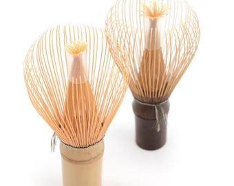 Brown Handcrafted Bamboo Matcha Whisk