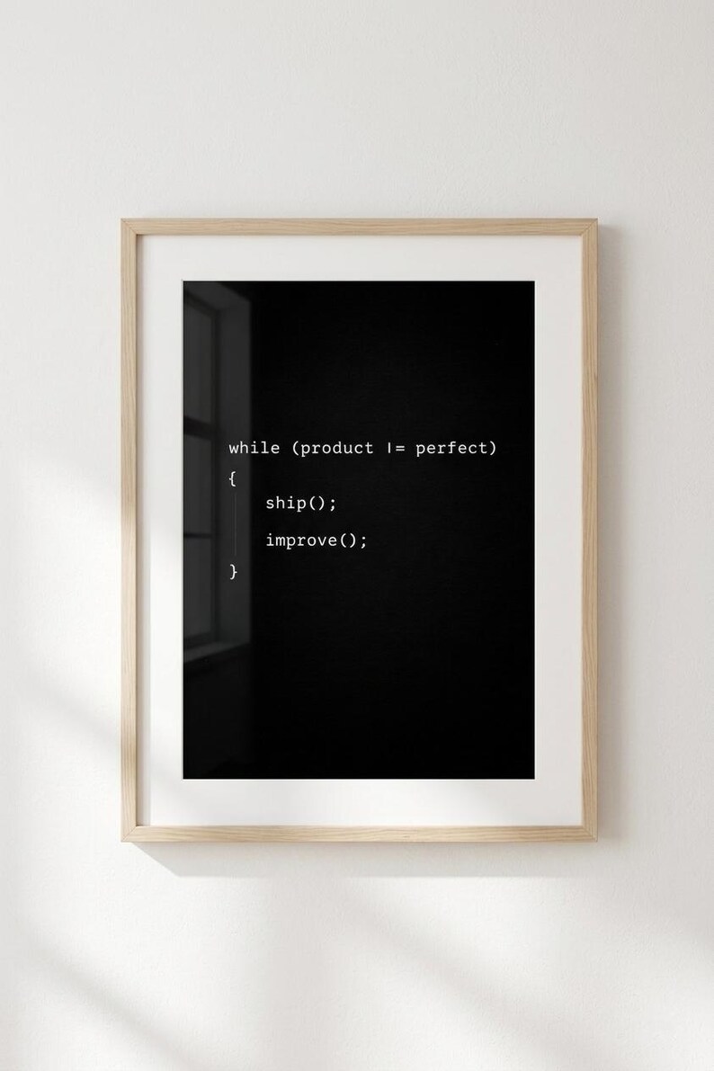 Coding Poster Set | Developer Wall Art | Minimalist Programming Decor | Software Engineer Gift | Tech Workspace image 2