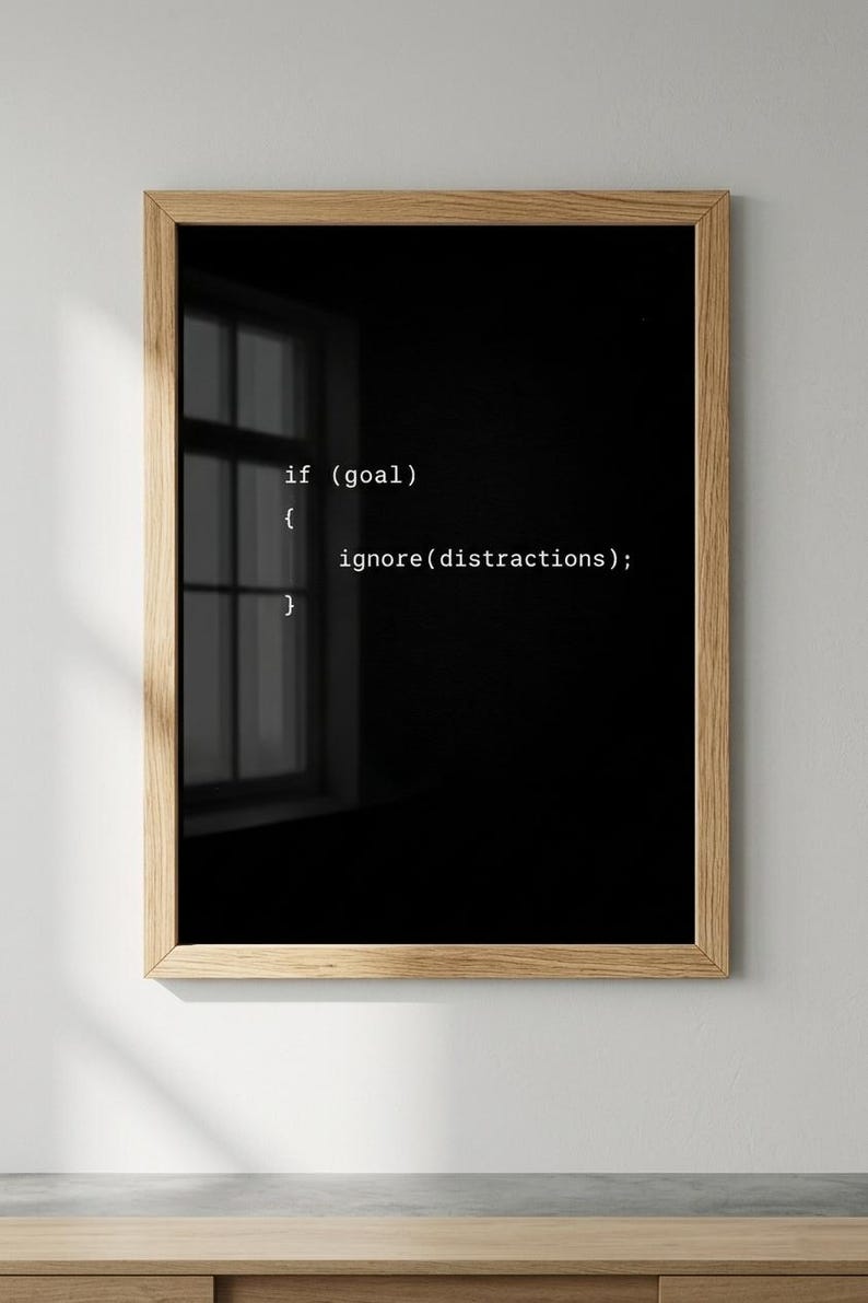 Coding Poster Set | Developer Wall Art | Minimalist Programming Decor | Software Engineer Gift | Tech Workspace image 5