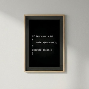 Coding Poster Set | Developer Wall Art | Minimalist Programming Decor | Software Engineer Gift | Tech Workspace image 3