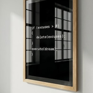 Coding Poster Set | Developer Wall Art | Minimalist Programming Decor | Software Engineer Gift | Tech Workspace image 4