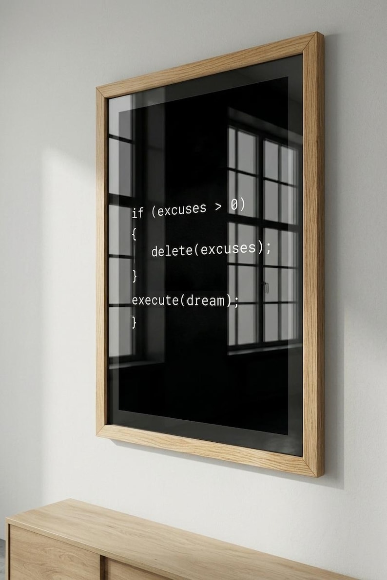 Coding Poster Set | Developer Wall Art | Minimalist Programming Decor | Software Engineer Gift | Tech Workspace image 4