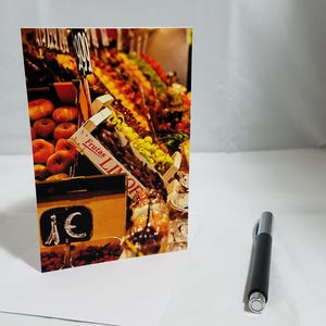 Conjunto de cartões em branco feitos à mão para Espanha - Alhambra, Granada, Barcelona, Mercat Boqueria - Fotografia de viagem - Envelopes incluídos