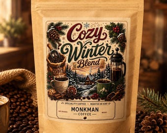 Medium Roast Coffee | Winter Blend | Brazilian Single Origin | Artisan Specialty Coffee (200g)