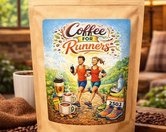 Coffee for Runners | Medium Roast Coffee | Artisan Specialty Coffee (200g)