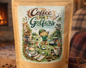 Coffee for Golfers | Medium Roast Coffee | Golf Gift | Artisan Specialty Coffee (200g)