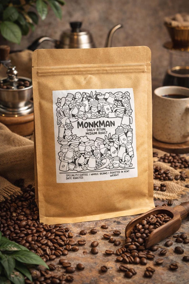 Medium Roast Coffee | Brazilian Single Origin | Artisan Specialty Coffee (200g) afbeelding 1