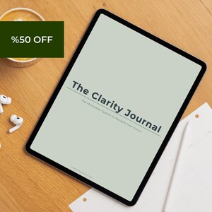 Digitale ADHD-planner | Saliegroene minimalistische goaltracker (digitale download)