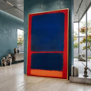 Mark Rothko Blue Orange Red - Etsy - Page 4