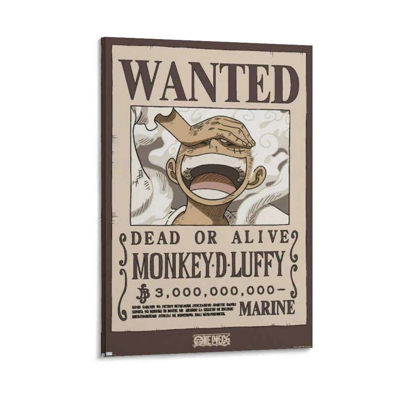 Luffy Bounty Poster Etsy luffy-bounty-poster-etsy