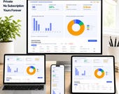 Job Application Tracker Dashboard, Interactive Job Search Planner with Interview Pipeline & Offer Comparison, Private Career Tracker App