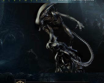 Alien Statua da collezione, Alien Xenomorph Figure scala, 1:8 Limited Edition, Design nostro, Modello esclusivo personalizzato, Foto Reali