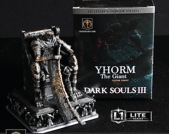 Yhorm The Giant Figure, Dark Souls 3 Statua da Collezione, Design nostro, Modello esclusivo personalizzato, Foto Reali