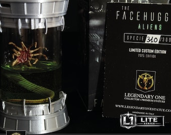 Alien FaceHugger in Capsula da collezione, Action Figure, Limited Edition, Design nostro, Modello esclusivo personalizzato, Foto Reali