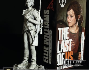 Ellie Williams Figure MARBLE EDITION, The Last of Us PART1 Statua da collezione, Design nostro, Modello esclusivo personalizzato, Foto Reali