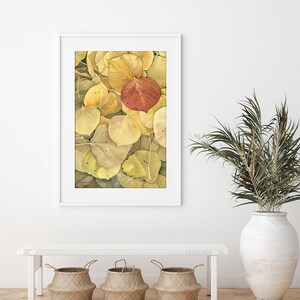 Aspen Red Digital Download Watercolor