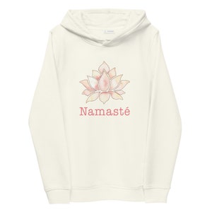 Womens Eco Namaste Lotus Hoodie