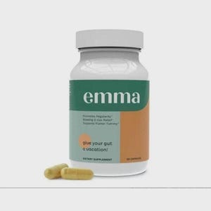 Emma Gut Health Capsules for Bloating Relief – Doctor-Recommended Digestive Support Supplement, 60 Count