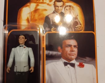 James Bond 007 Sean Connery Custom Action Figure - Dr No