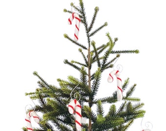 Felt Candy Cane Ornaments | Set of 3 or 5