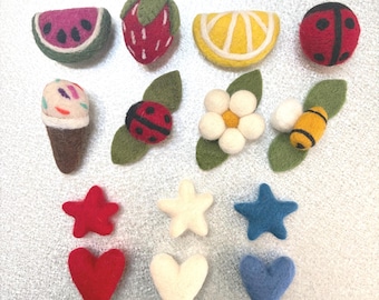Summer Felt Magnets