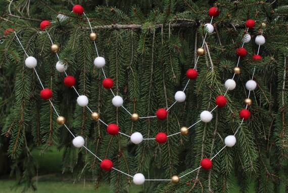 Extra Large Vintage Style Metal Candy Cane Christmas Garland Bunting Decoration