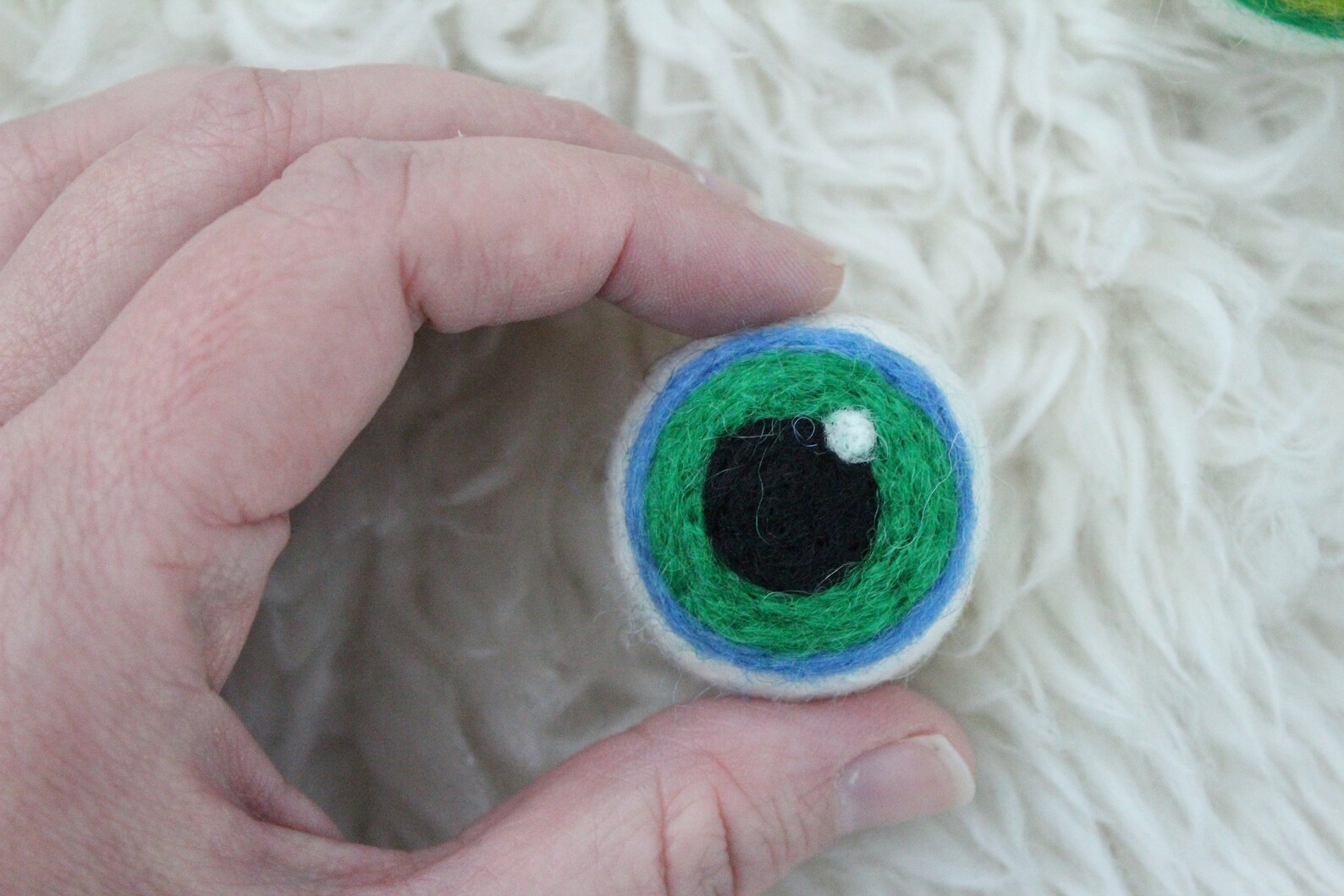 Felt Eyeballs Set of 5 Free US Shipping Etsy