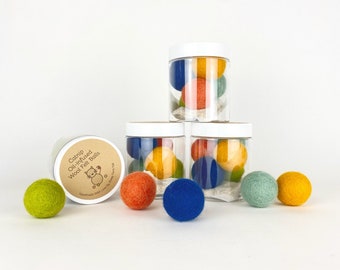 Katzenminze Öl infundiert Filz Pom-Poms: Katzenspielzeug Geschenk (5 große, 3,5 cm)