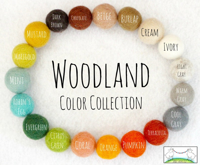 Woodland Nursery Garland Custom Woodland Bunting Nursery Etsy