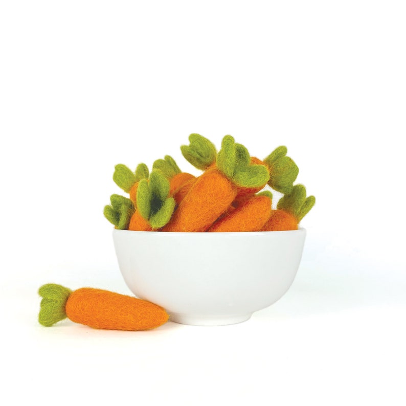 Felt Carrots image 1
