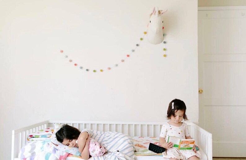 Nursery Decor Custom Felt Ball Garland Nursery Wall Art Etsy