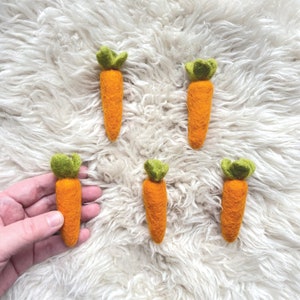 Felt Carrots image 3