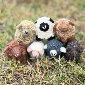 Figur Schaf aus Filz | Listing für 1 Schaf | Bauen Sie Ihren eigenen Flock