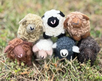 Felt Sheep Figure | Listing for 1 Sheep | Build your own Flock