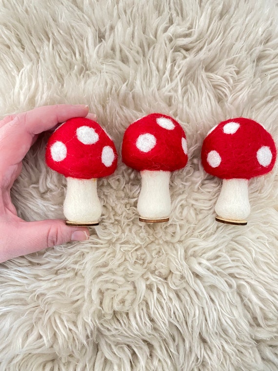 Easy DIY Clay Mushroom Ornaments - Jennifer Rizzo