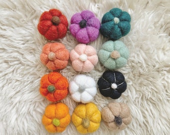 Felt Pumpkins- Mix and Match your Pumpkin Patch