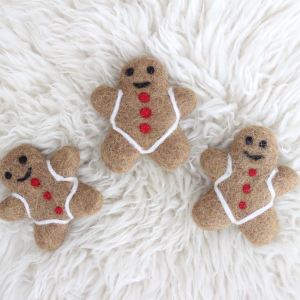 Felt Gingerbread Pieces