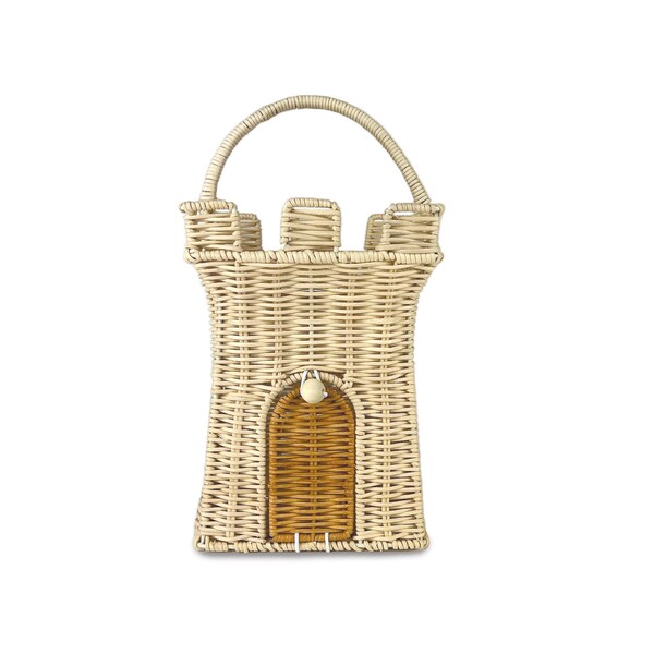 Rattan Castle Basket with Drawbridge